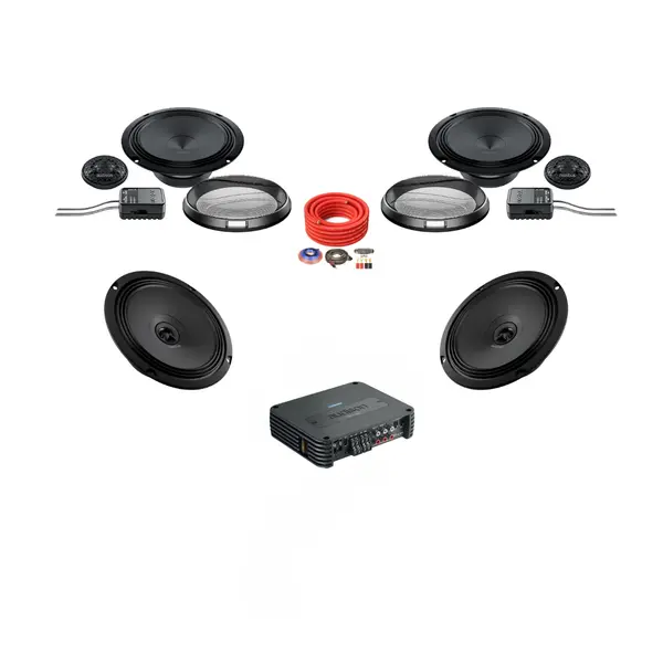 Pachet difuzoare auto cu amplificator dedicat SsangYong Tivoli XLV 2016 - 2020 Audison Prima 520 W