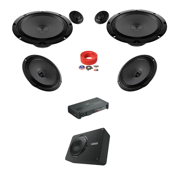 Pachet difuzoare auto cu subwoofer dedicat Audi TT 8S facelift 2018 - 2023 Audison Prima 1000 W