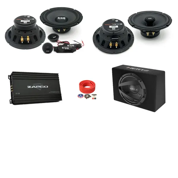 Pachet difuzoare auto cu subwoofer dedicat Fiat Croma 194 facelift 2008 - 2010 ESB 1000 530 W