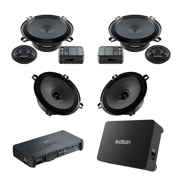 Pachet Difuzoare Auto cu subwoofer Renault Fluence 2008-2014 Audison Prima 1010 W