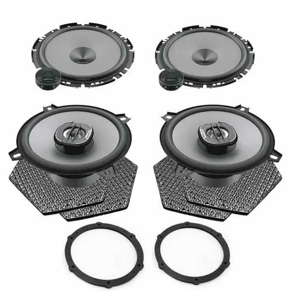 Pachet difuzoare auto Hertz Uno dedicat Citroen C3 2002-2008, RMS 70W