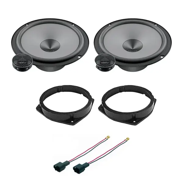 Pachet difuzoare auto Hertz Uno dedicat usi fata Alfa Romeo Brera, RMS 75 W