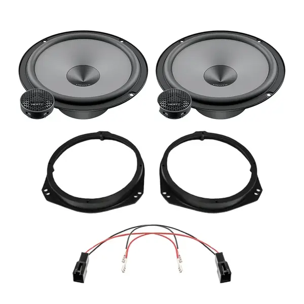 Pachet difuzoare auto Hertz Uno dedicat usi fata Alfa Romeo Mito, RMS 75 W