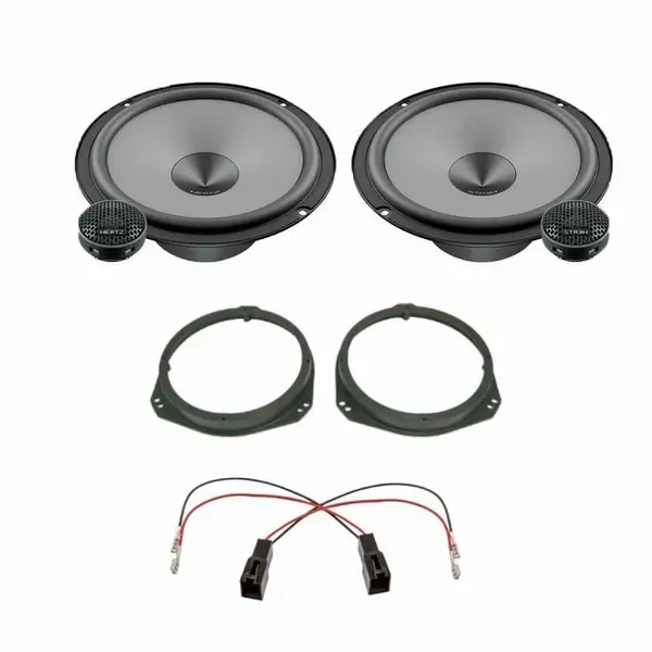 Pachet difuzoare auto Hertz Uno dedicat usi fata Fiat 500 2010-, RMS 75W