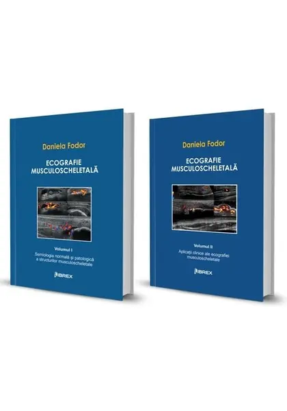 Pachet Ecografie musculoscheletală - Daniela Fodor - Vol. I + Vol. II