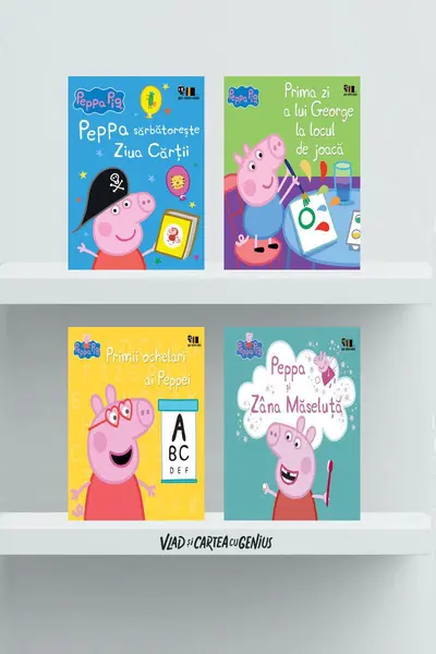 Pachet educativ Primele experiențe cu Peppa Pig ( 4 volume) - Neville Astley și Mark Baker