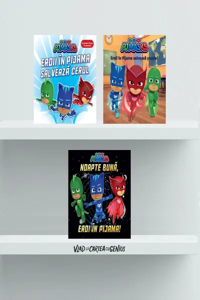 Pachet Eroii în Pijama (3 volume)