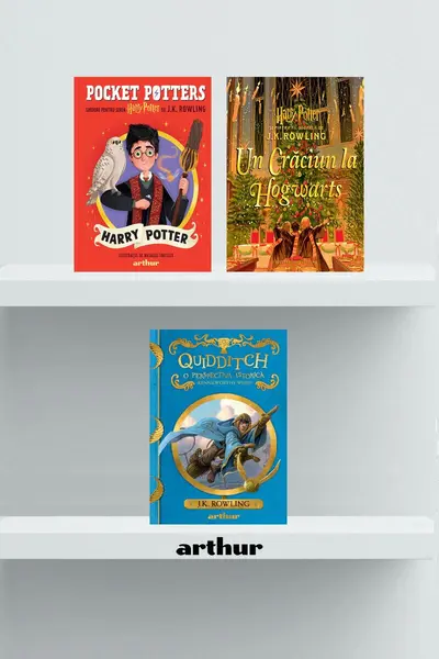Pachet fan Harry Potter (Crăciun la Hogwarts, Quidditch, Pocket Potters 1)