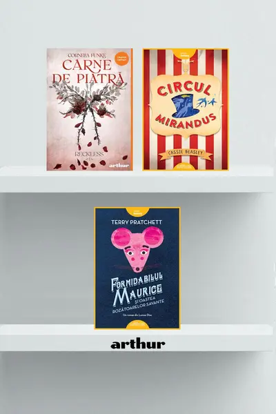Pachet Fantasy (Circul Mirandus, Formidabilul Maurice, Reckless) - Cassie Beasley, Michael End...