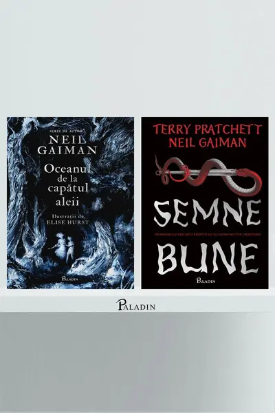 Pachet Gaiman Paladin (Oceanul ..., Semne bune) - Neil Gaiman