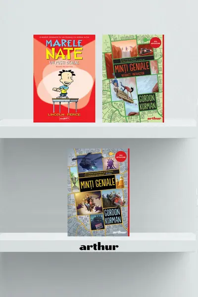 Pachet genial (Verdict Infractor, Marele Nate, Minți geniale) - Gordon Korman, Lincoln Peirce
