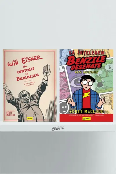 Pachet Grafic ( Un contract cu Dumnezeu, Să înțelegem benzile desenate) - Will Eisner, Charles Schulz
