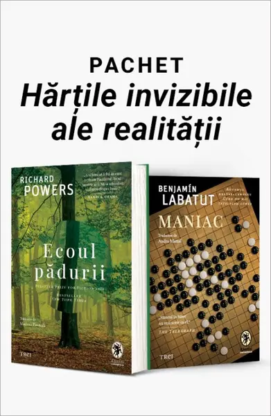 Pachet Hărțile invizibile ale realității. Ecoul pădurii/Maniac - Richard Powers