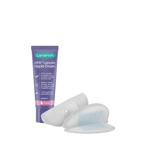 Pachet HPA Lanolin Crema 40ml + Tampoane de san 24 bucati, Lansinoh