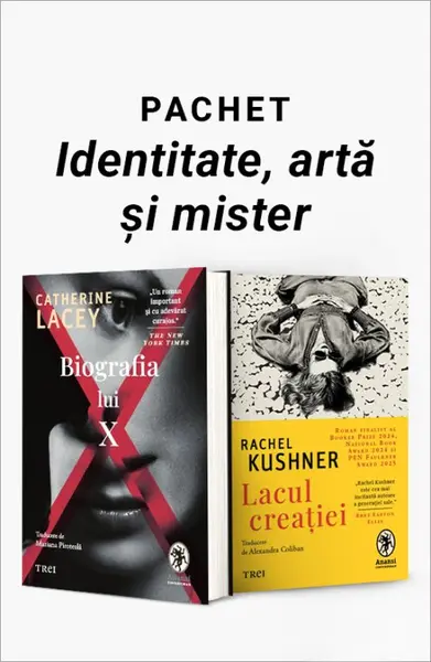 Pachet Identitate, artă și mister. Biografia lui X/Lacul creației - Catherine Lacey