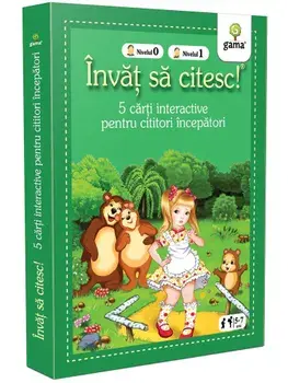Pachet Invat sa citesc! 5 carti interactive pentru cititori incepatori. Nivelul 0. Nivelul 1/***