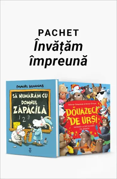 Pachet Învățăm împreună. Să numărăm cu domnul Zăpăcilă/Douăzeci de urși - Mauri Kunnas
