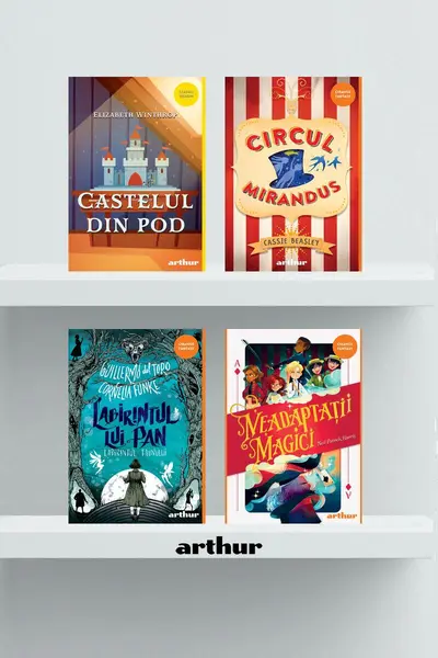 Pachet Magic 4 volume (Neadaptații magici, Castelul din pod, Labirintul lui Pan, Circul Mirandus) - Cassie Beasley, Elizabeth W...
