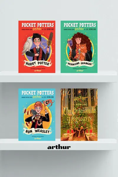 Pachet Magie de Crăciun la Hogwarts ( 3 ghiduri pentru seria Harry Potter, Un Crăciun la Hogwarts) - J.K.Rowling