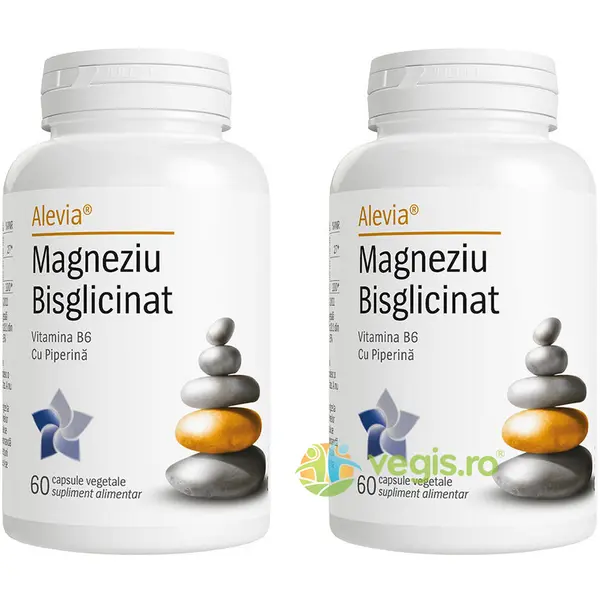 Pachet Magneziu Bisglicinat 60cps+60cps