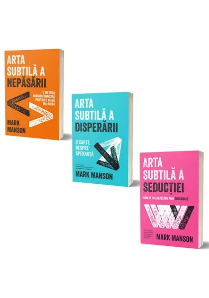 Pachet Mark Manson. Set 3 volume
