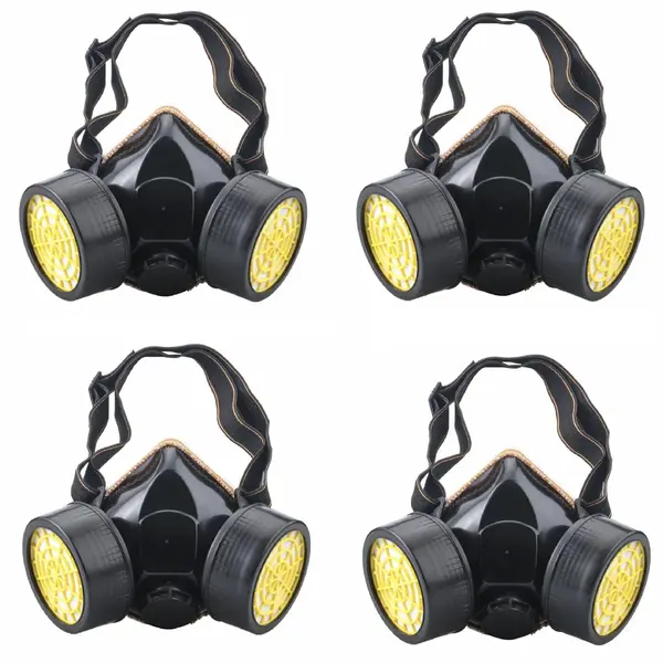 Pachet Masca de protectie, anti praf si vapori, anti-poluare, cu 2 filtre de carbon activ si ochelari