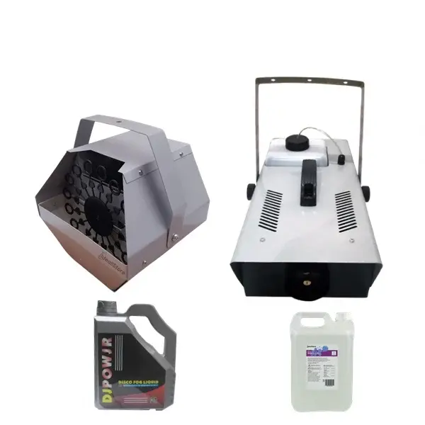 Pachet masina de baloane, lichid baloane 5 l si masina de fum ,lichid fum 5 l, DEPOX , telecomanda inclusa