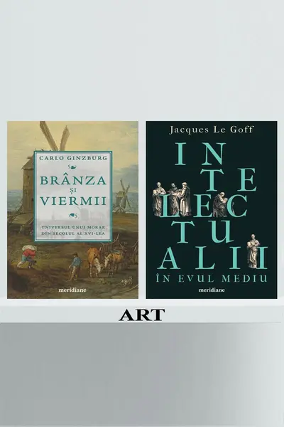 Pachet Meridiane istorie (Intelectualii în Evul Mediu, Brânza și viermii) - Jacques Le Goff, Carlo Ginz...