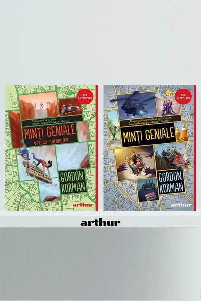Pachet Minți geniale paperback - Gordon Korman