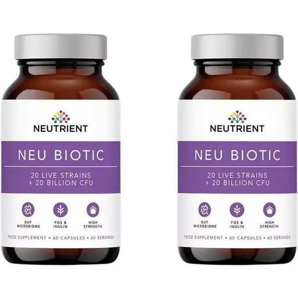 Pachet Neu Biotic Multi Strain Probiotic 20 Miliarde 60cps + 60cps