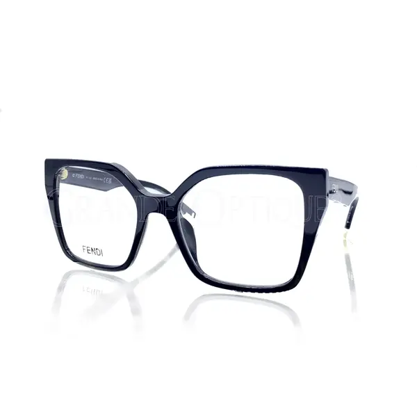 Pachet ochelari calculator FENDI FE50002I 001 - Zeiss BlueProtect