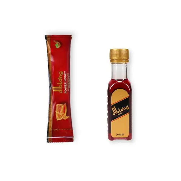 Pachet pentru cupluri: Supliment alimentar cu miere DIBLONG Power Honey, 15g, 1 buc + Supliment alimentar DIBLONG Energy Shot, 1 buc