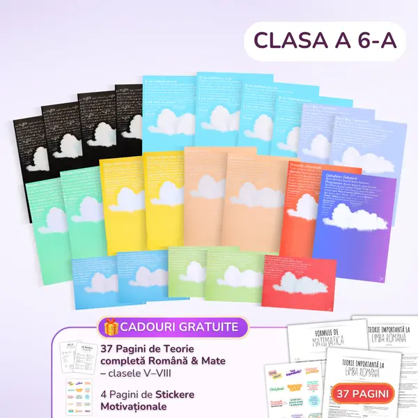 Pachet pentru Elevii Ambițioși, BACK TO SCHOOL 2026: 23 Caiete pentru Clasa a 6-a