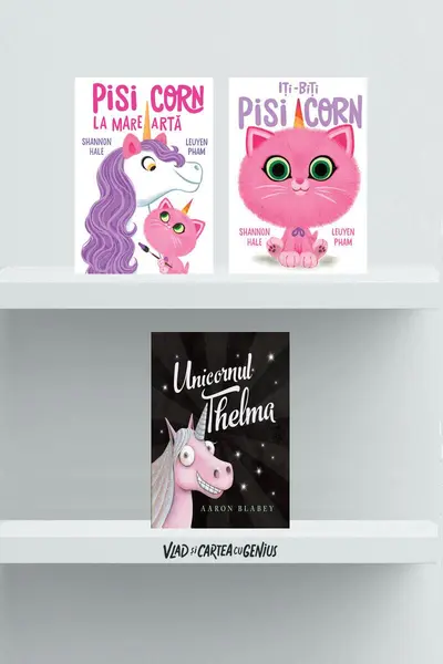 Pachet Pisi-UniCorn (3 volume) - Aaron Blabey, Shannon Hale