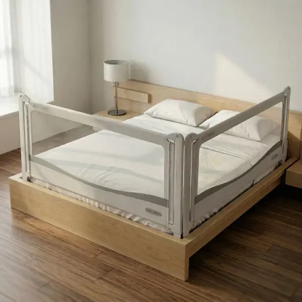 PACHET PREMIUM: 2 Protectii laterale pat, PREMIUM XXL, pat 180x200 cm + Set Conectori