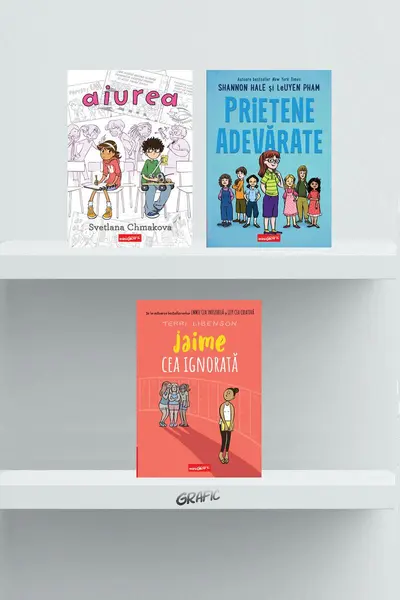 Pachet prieteni miniGrafic (3 cărți) - Shannon Hale, Svetlana Chma...