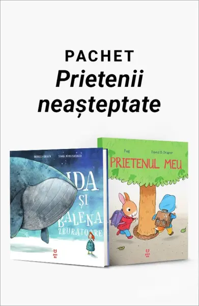 Pachet Prietenii neașteptate. Ida și balena zburătoare/Prietenul meu - Rebecca Gugger