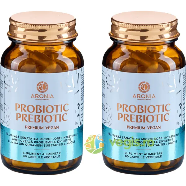 Pachet Probiotic Prebiotic Vegan 60cps+60cps