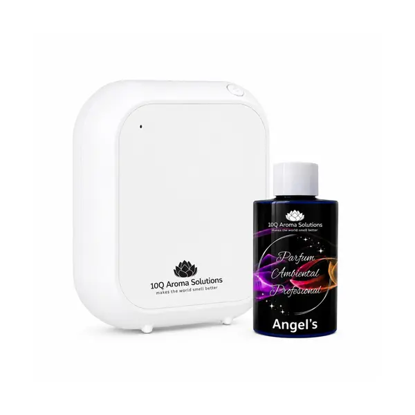 Pachet Promo: 10Q Aroma Eco Plus Alb + Rezerva Parfum Ambiental Profesional 100 g