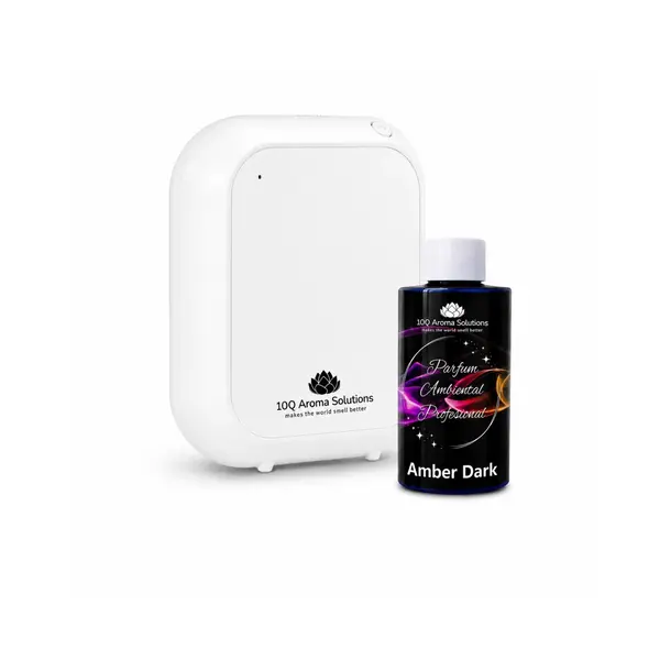 Pachet Promo: 10Q Aroma Eco Plus Alb + Rezerva Parfum Ambiental Profesional 100 g
