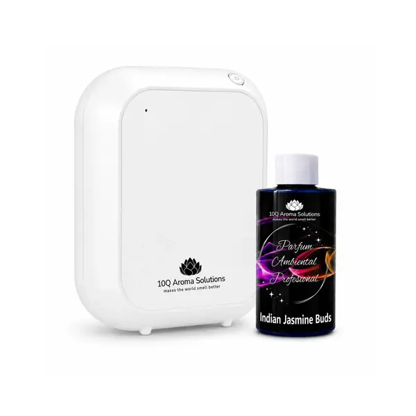 Pachet Promo: 10Q Aroma Eco Plus Alb + Rezerva Parfum Ambiental Profesional 100 g