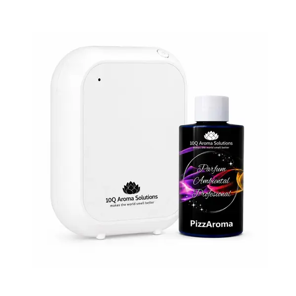 Pachet Promo: 10Q Aroma Eco Plus Alb + Rezerva Parfum Ambiental Profesional 100 g
