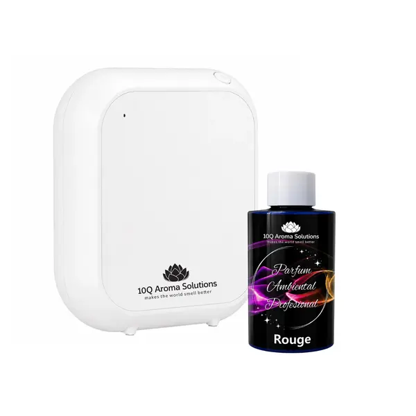 Pachet Promo: 10Q Aroma Eco Plus Alb + Rezerva Parfum Ambiental Profesional 100 g