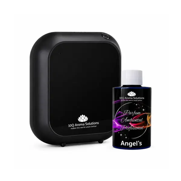 Pachet Promo: 10Q Aroma Eco Plus Negru + Rezerva Parfum Ambiental Profesional 100 g