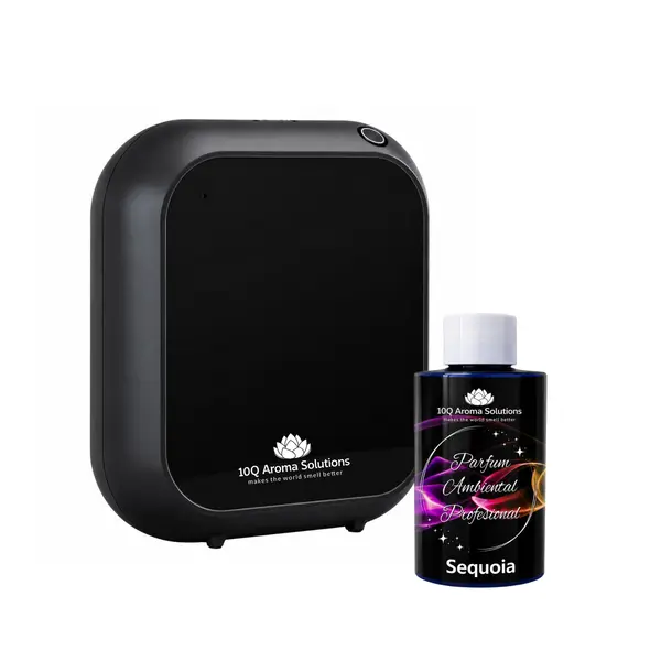 Pachet Promo: 10Q Aroma Eco Plus Negru + Rezerva Parfum Ambiental Profesional 100 g