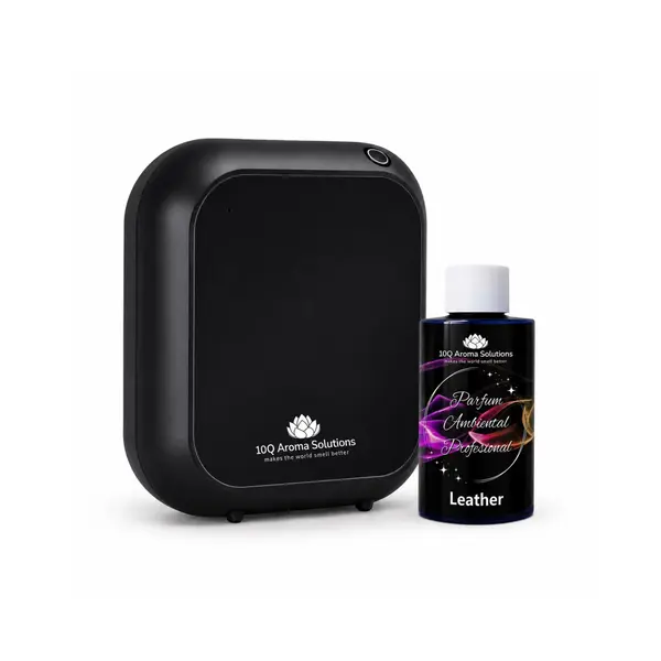 Pachet Promo: 10Q Aroma Eco Plus Negru + Rezerva Parfum Ambiental Profesional 100 g