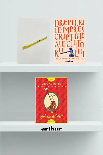 Pachet promo Classic Yellow (Adevăratul hoț, agendă și pix) - William Steig