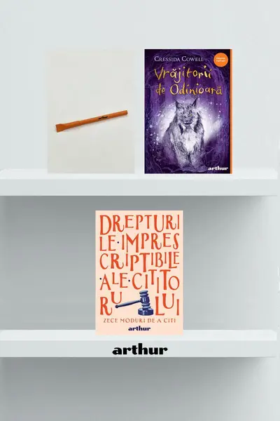 Pachet promo Orange Fantasy (Vrăjitorii de odinioară, agendă și pix) - Cressida Cowell