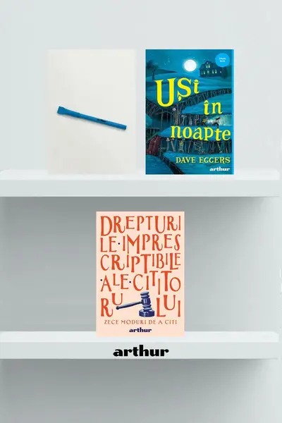 Pachet promo Smart Blue (Uşi în noapte, agendă și pix) - Dave Eggers