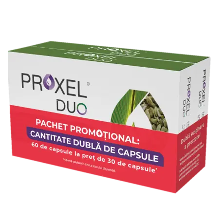 Pachet Proxel Duo, 30 capsule + 30 capsule gratuit, NaturPharma